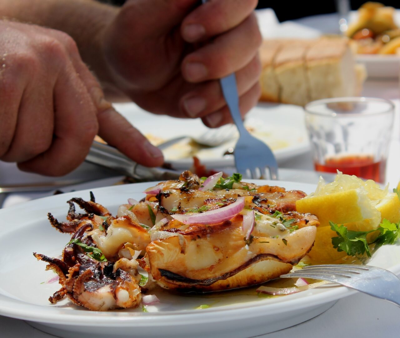 fish-lunch-falassarna-trip-solo-holidays-mistral-hotel-singles-in-crete-greece-travel