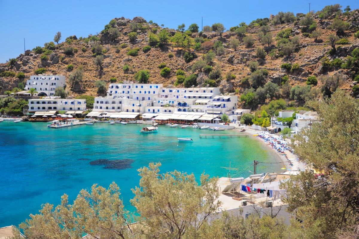 loutro-with-white-washed-houses-and-blue-windows-on-the-south-coast-libyan-sea-trip-from-mistral-hotel-solo-holidays-crete-greece