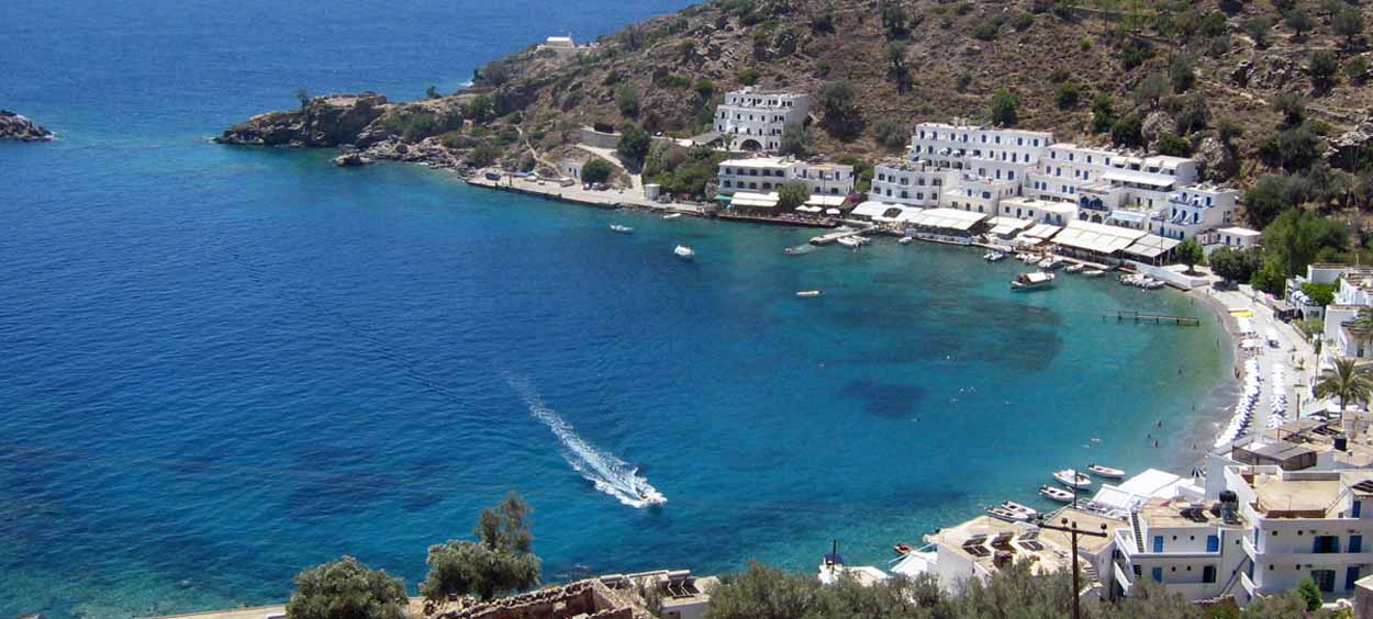 Aerial-view-of-Loutro-fishing-village-trip-for-solo-travellers-at-mistral-hotel-crete-greece
